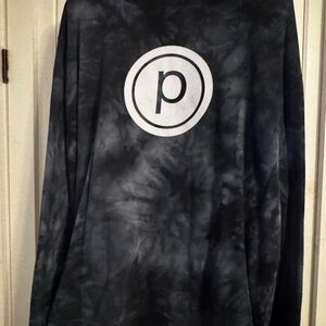 Pure Barre Black Tie-Dye Sweatshirt